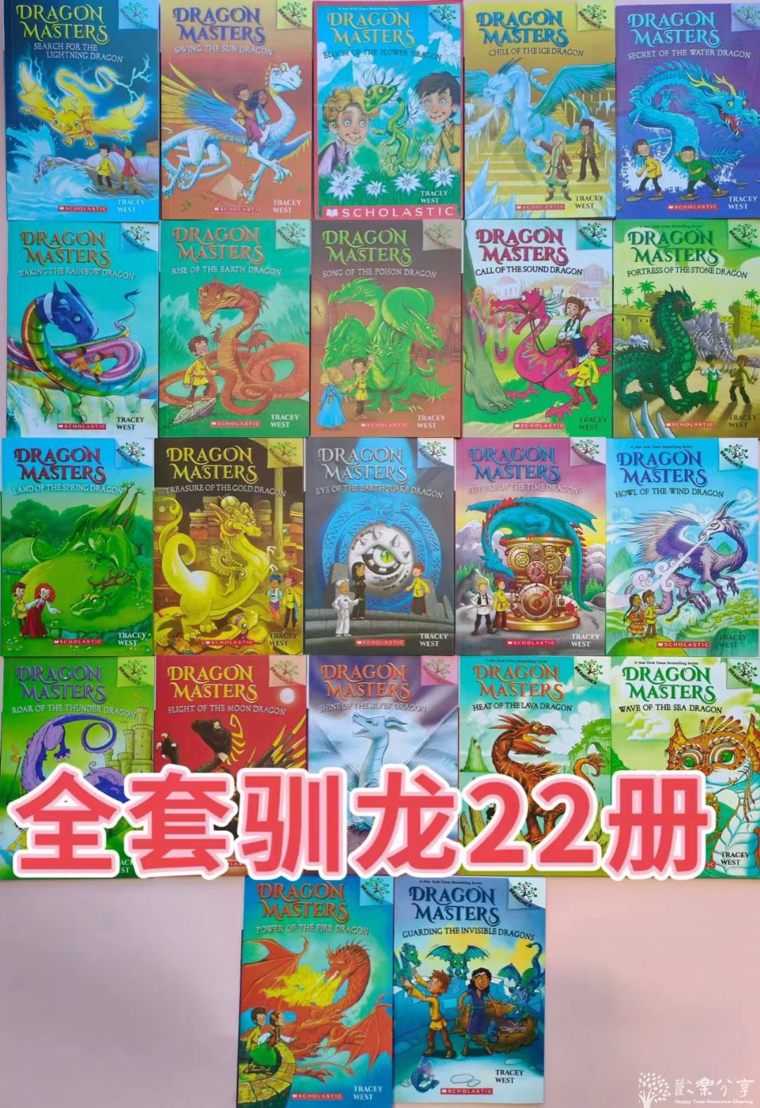 《驯龙高手22本》 送1-14音频，Scholastic Branches 学乐大树系列Dragon