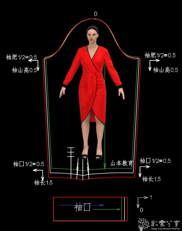 服装打版高级班案例120集-价值1500元